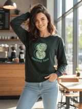 Smiling Face Regular Sweatshirt – Cozy Streetwear Vibes
