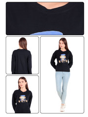 Bow Dog Regular Sweatshirt – Playful Streetwear Essential