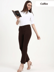Bell Bottom Trouser Luxury Combo | Timeless Flare, Modern Comfort, Exclusive Style Upgrade- Combo of 3