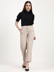 WIDE LEG PLEATED TROUSER | Modern Tailored Fit with All-Season Comfort