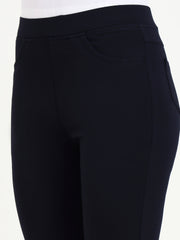 BELL BOTTOM JEGGING In Navy| Retro Chic Comfort with Modern All-Season Stretch