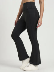 DRY FIT BELL BOTTOM LOWER Grey | Active Stretch Comfort with Sleek Athleisure Design