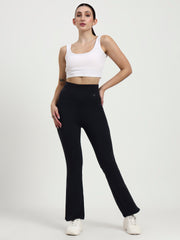 DRY FIT BELL BOTTOM LOWER Navy | Active Stretch Comfort with Sleek Athleisure Design