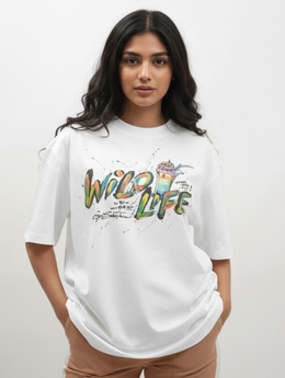 WILD LIFE Oversized T-Shirt | Winter Essential