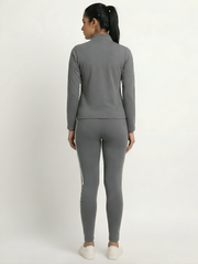 Elite Motion Tracksuit Activewear – Noir Stride Edition - Grey