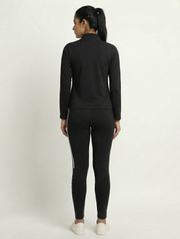 Elite Motion Tracksuit Activewear – Noir Stride Edition - Black