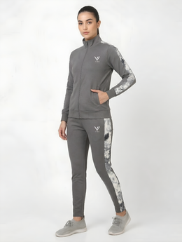 Elite Motion Tracksuit Activewear – Noir Stride Edition - Grey
